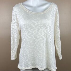 Love & Let Love Knit Burnout Top with Lace Back